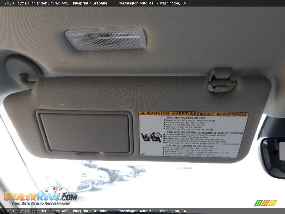 2020 Toyota Highlander Limited AWD Blueprint / Graphite Photo #22