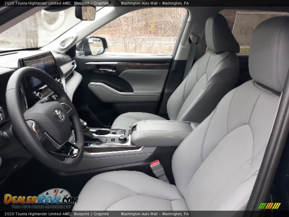 Front Seat of 2020 Toyota Highlander Limited AWD Photo #24