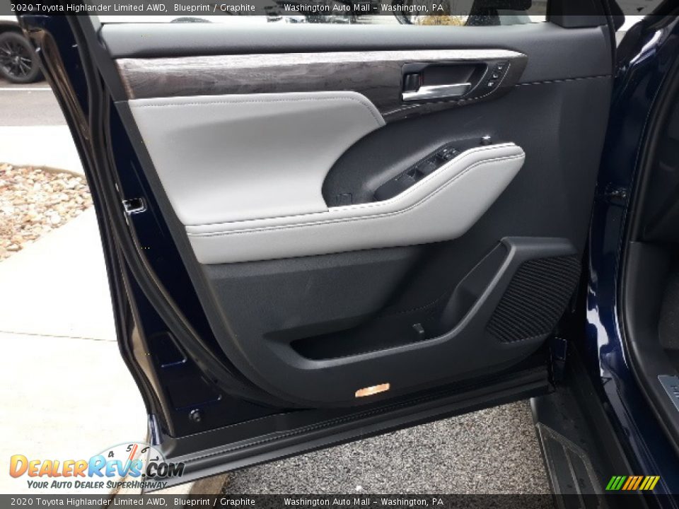 Door Panel of 2020 Toyota Highlander Limited AWD Photo #29