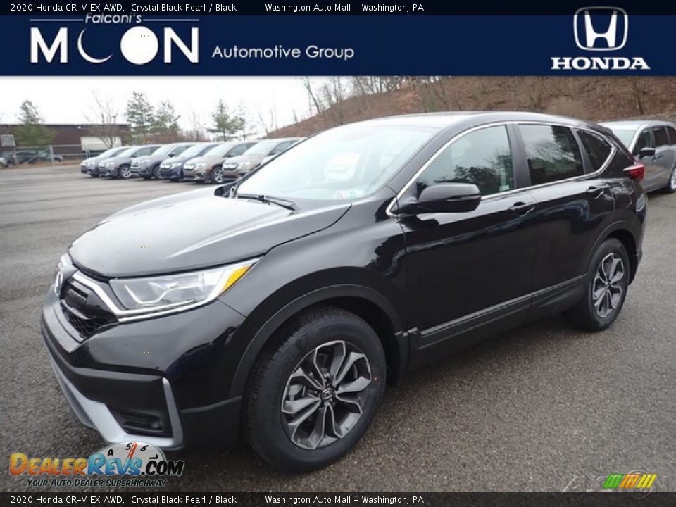 2020 Honda CR-V EX AWD Crystal Black Pearl / Black Photo #1