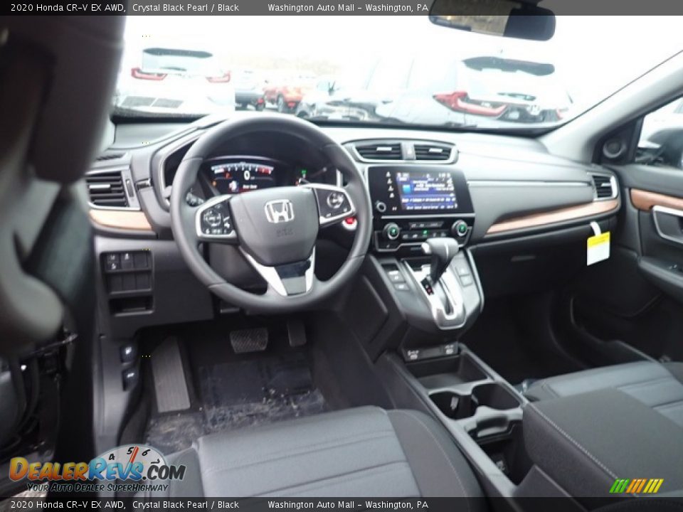 2020 Honda CR-V EX AWD Crystal Black Pearl / Black Photo #10