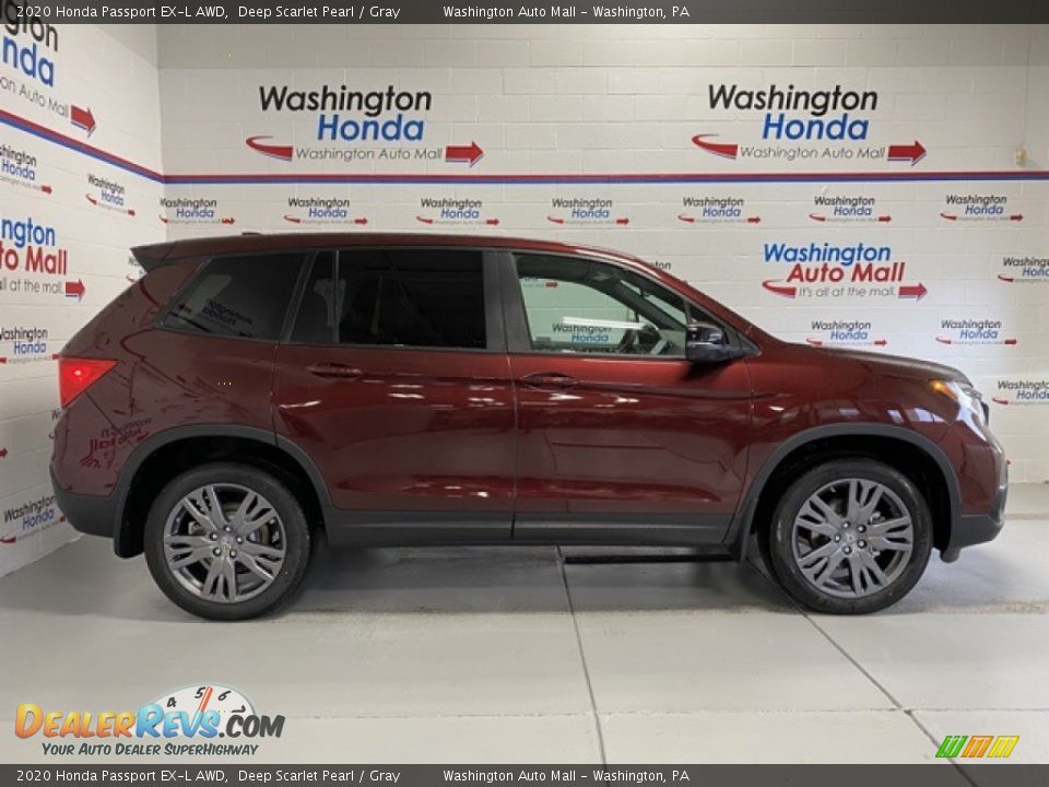2020 Honda Passport EX-L AWD Deep Scarlet Pearl / Gray Photo #1