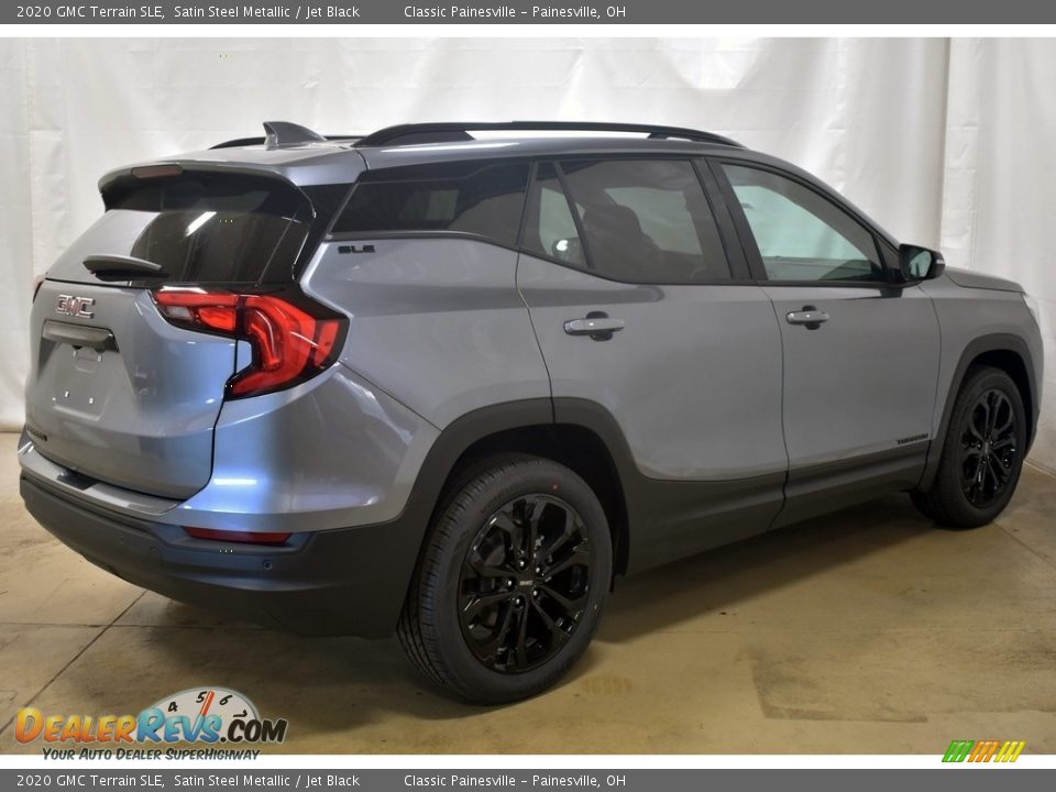 2020 GMC Terrain SLE Satin Steel Metallic / Jet Black Photo #8