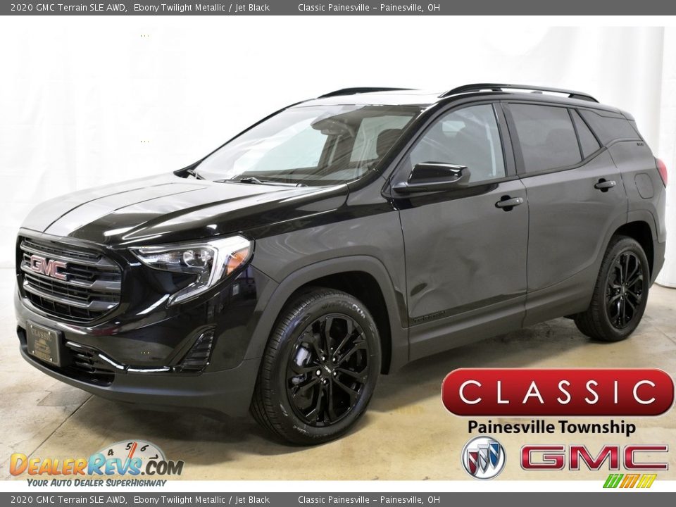 2020 GMC Terrain SLE AWD Ebony Twilight Metallic / Jet Black Photo #1