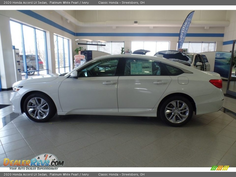 2020 Honda Accord LX Sedan Platinum White Pearl / Ivory Photo #8