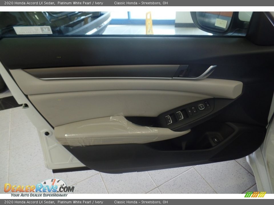2020 Honda Accord LX Sedan Platinum White Pearl / Ivory Photo #9