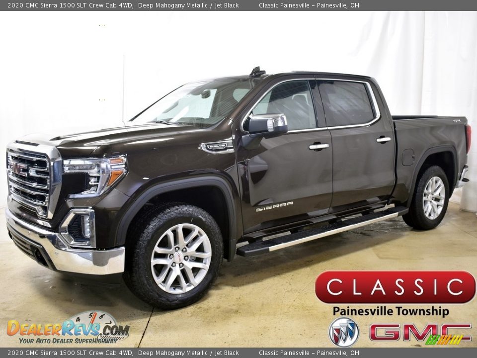 2020 GMC Sierra 1500 SLT Crew Cab 4WD Deep Mahogany Metallic / Jet Black Photo #1