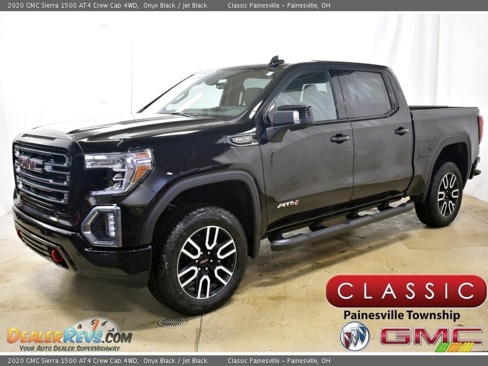 2020 GMC Sierra 1500 AT4 Crew Cab 4WD Onyx Black / Jet Black Photo #1