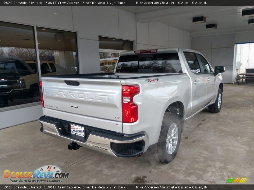 2020 Chevrolet Silverado 1500 LT Crew Cab 4x4 Silver Ice Metallic / Jet Black Photo #3