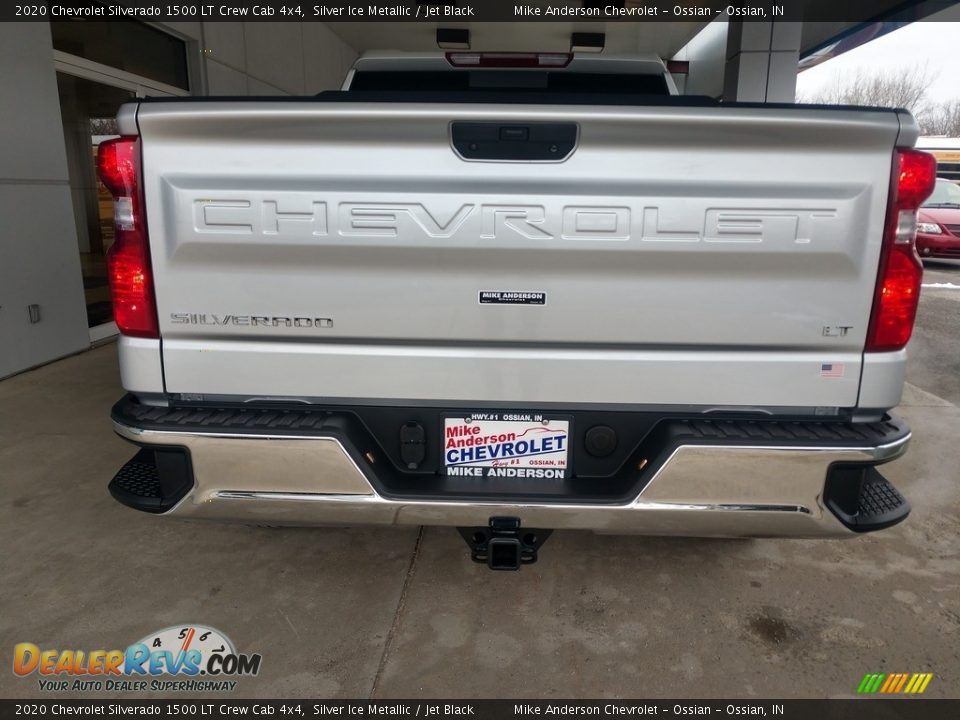 2020 Chevrolet Silverado 1500 LT Crew Cab 4x4 Silver Ice Metallic / Jet Black Photo #4