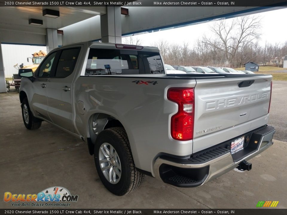 2020 Chevrolet Silverado 1500 LT Crew Cab 4x4 Silver Ice Metallic / Jet Black Photo #5