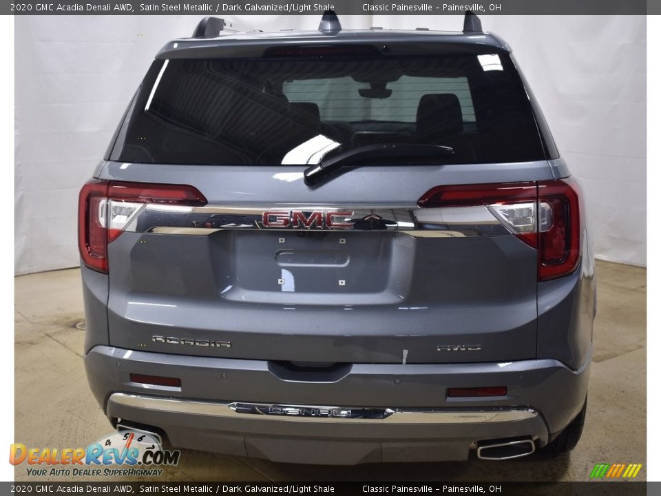 2020 GMC Acadia Denali AWD Satin Steel Metallic / Dark Galvanized/Light Shale Photo #11