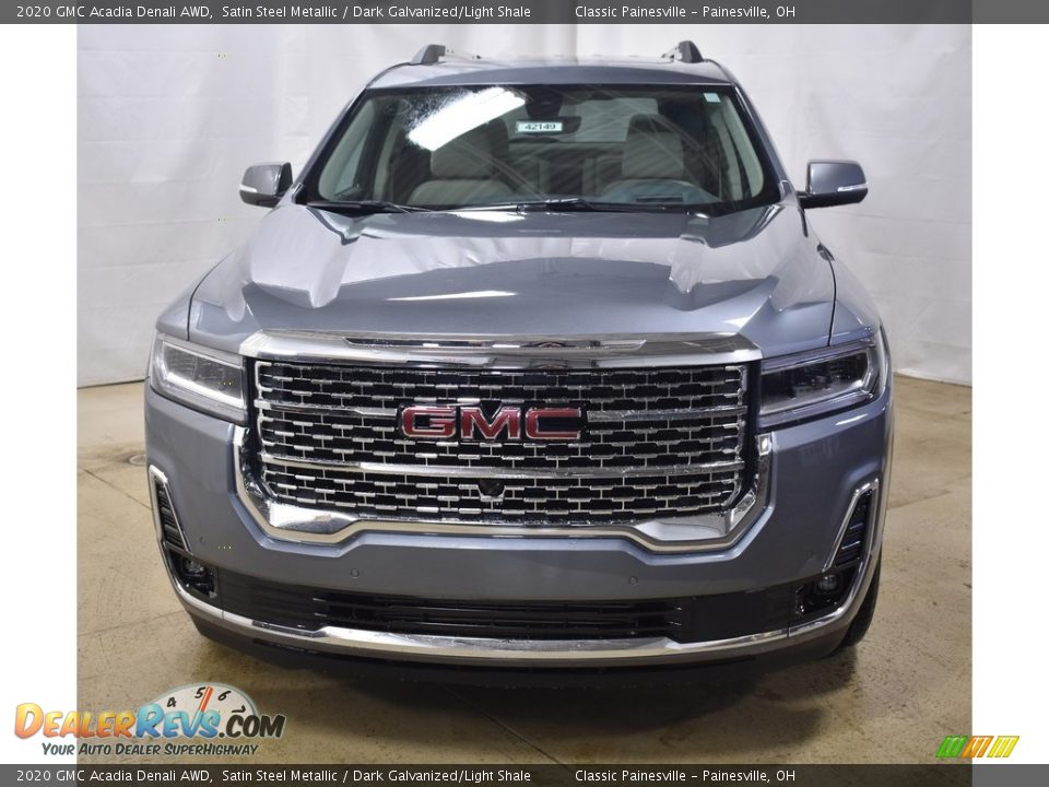 2020 GMC Acadia Denali AWD Satin Steel Metallic / Dark Galvanized/Light Shale Photo #12