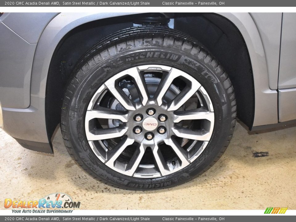 2020 GMC Acadia Denali AWD Satin Steel Metallic / Dark Galvanized/Light Shale Photo #13