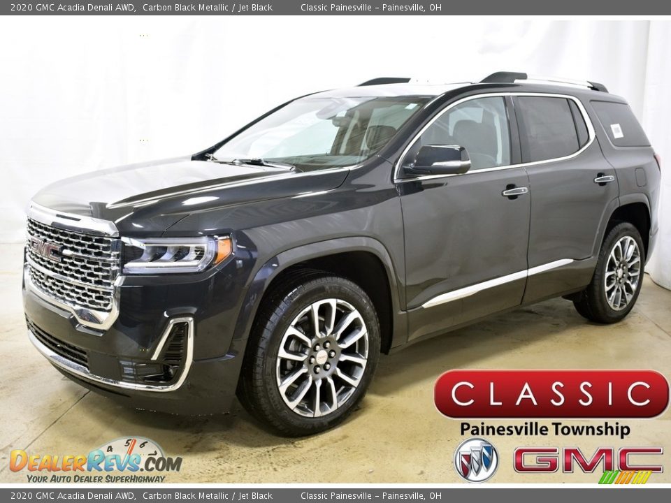 2020 GMC Acadia Denali AWD Carbon Black Metallic / Jet Black Photo #1