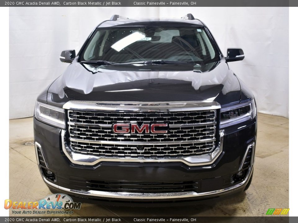 2020 GMC Acadia Denali AWD Carbon Black Metallic / Jet Black Photo #12