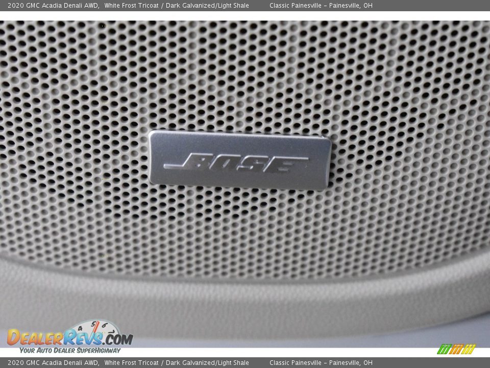 2020 GMC Acadia Denali AWD White Frost Tricoat / Dark Galvanized/Light Shale Photo #4