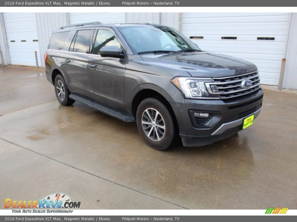 2019 Ford Expedition XLT Max Magnetic Metallic / Ebony Photo #2