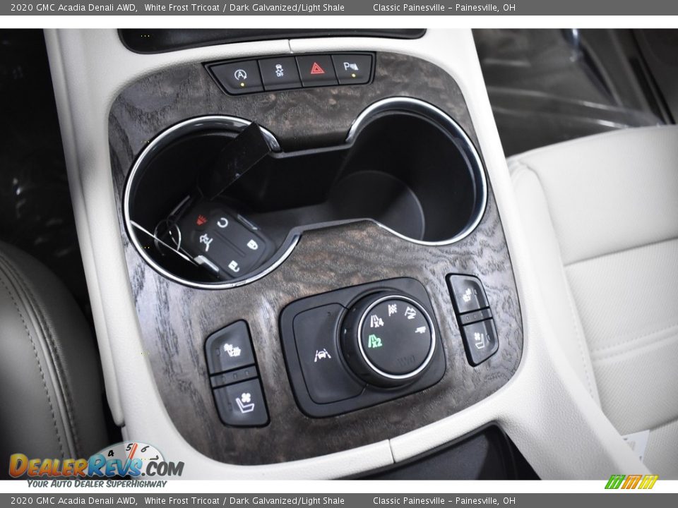 2020 GMC Acadia Denali AWD White Frost Tricoat / Dark Galvanized/Light Shale Photo #5
