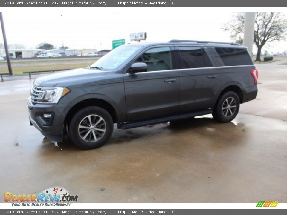 2019 Ford Expedition XLT Max Magnetic Metallic / Ebony Photo #5