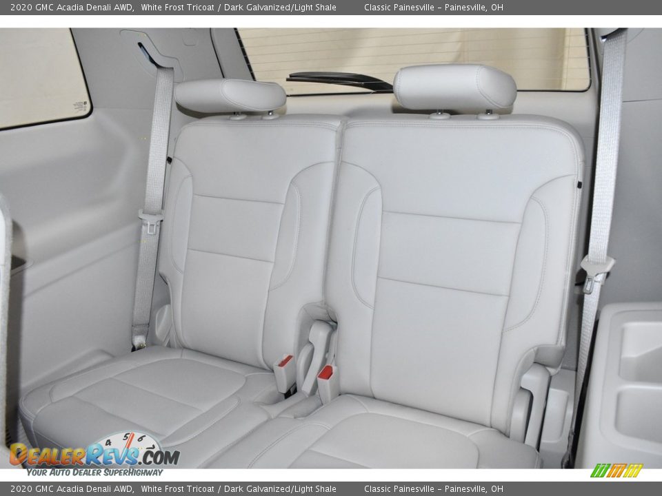2020 GMC Acadia Denali AWD White Frost Tricoat / Dark Galvanized/Light Shale Photo #9