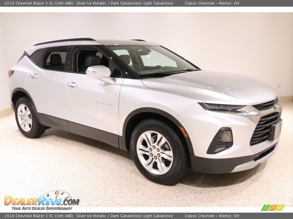 2019 Chevrolet Blazer 3.6L Cloth AWD Silver Ice Metallic / Dark Galvanized/­Light Galvanized Photo #1