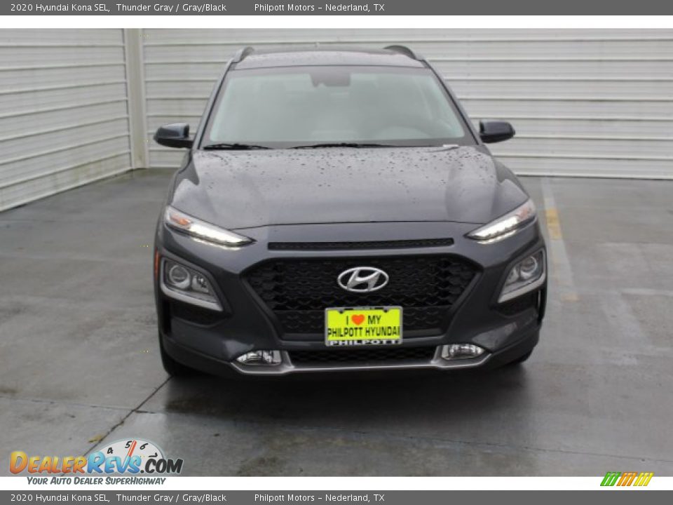 2020 Hyundai Kona SEL Thunder Gray / Gray/Black Photo #3