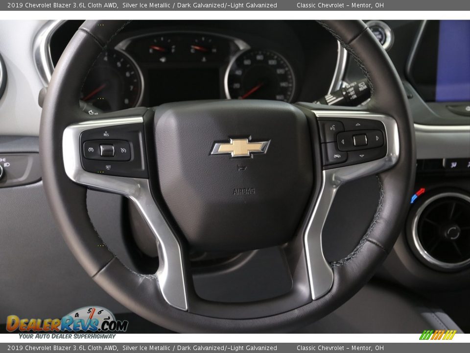 2019 Chevrolet Blazer 3.6L Cloth AWD Silver Ice Metallic / Dark Galvanized/­Light Galvanized Photo #7