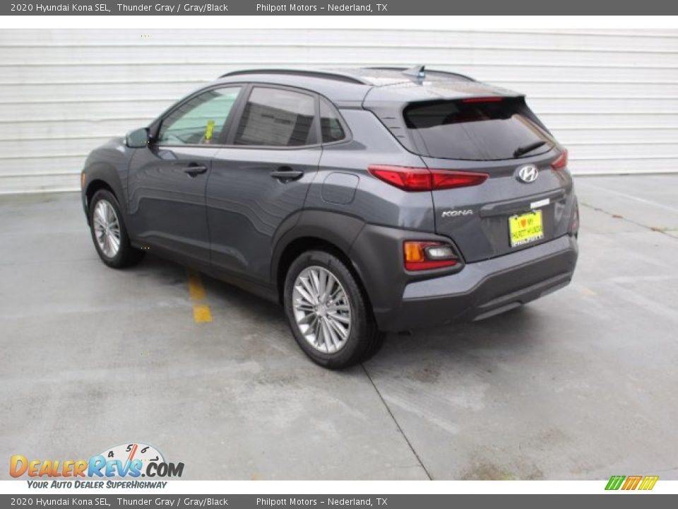 2020 Hyundai Kona SEL Thunder Gray / Gray/Black Photo #5