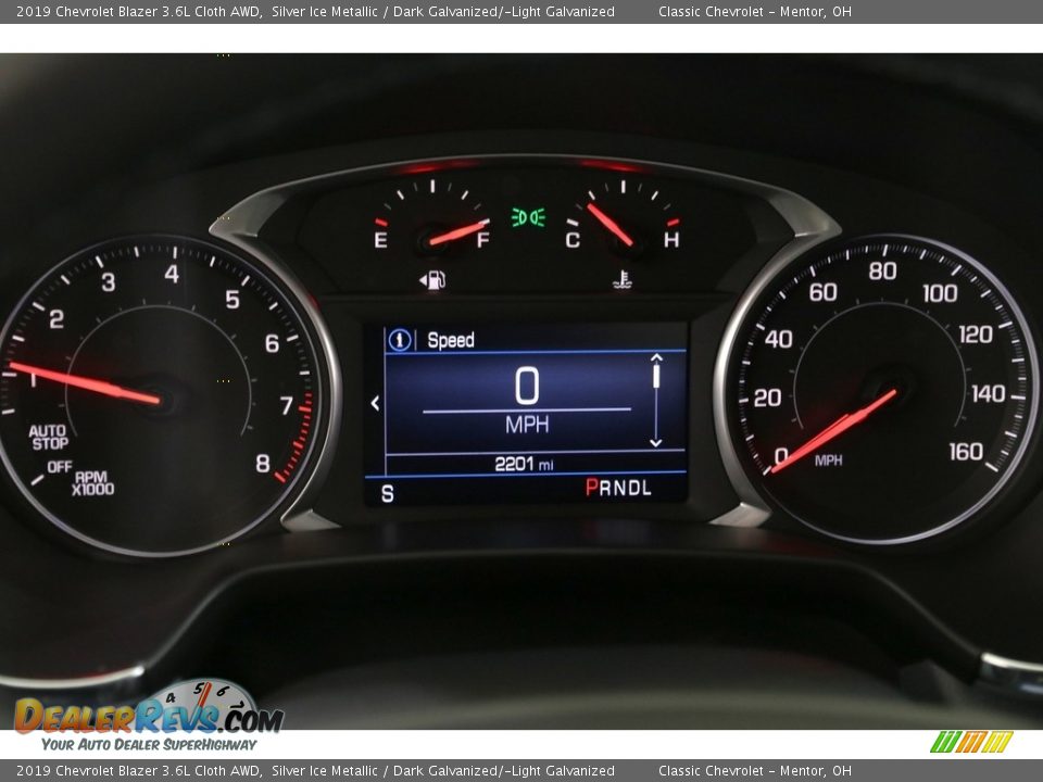 2019 Chevrolet Blazer 3.6L Cloth AWD Silver Ice Metallic / Dark Galvanized/­Light Galvanized Photo #8