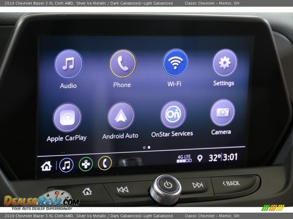 2019 Chevrolet Blazer 3.6L Cloth AWD Silver Ice Metallic / Dark Galvanized/­Light Galvanized Photo #10