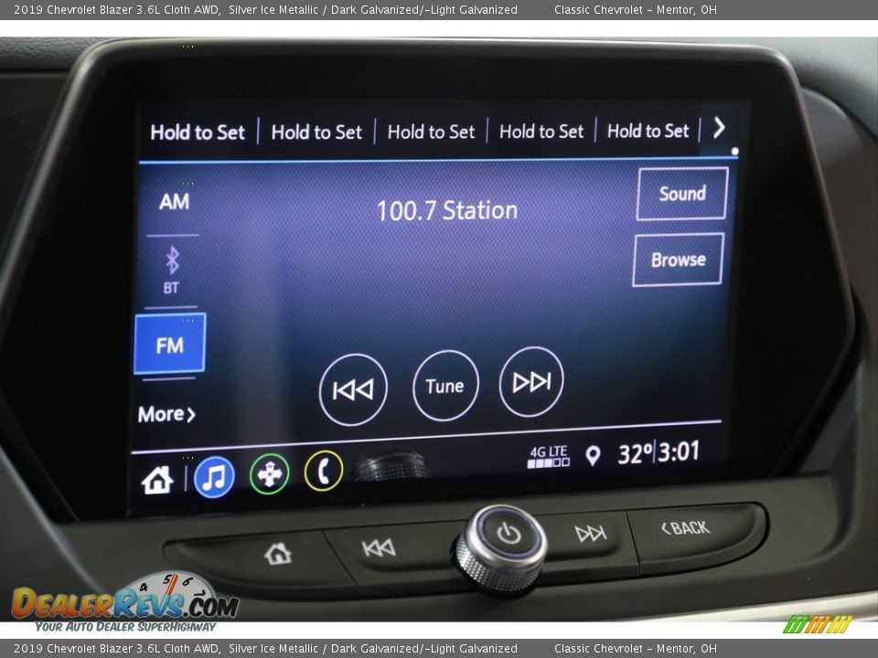 2019 Chevrolet Blazer 3.6L Cloth AWD Silver Ice Metallic / Dark Galvanized/­Light Galvanized Photo #11