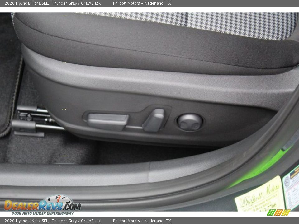 2020 Hyundai Kona SEL Thunder Gray / Gray/Black Photo #10