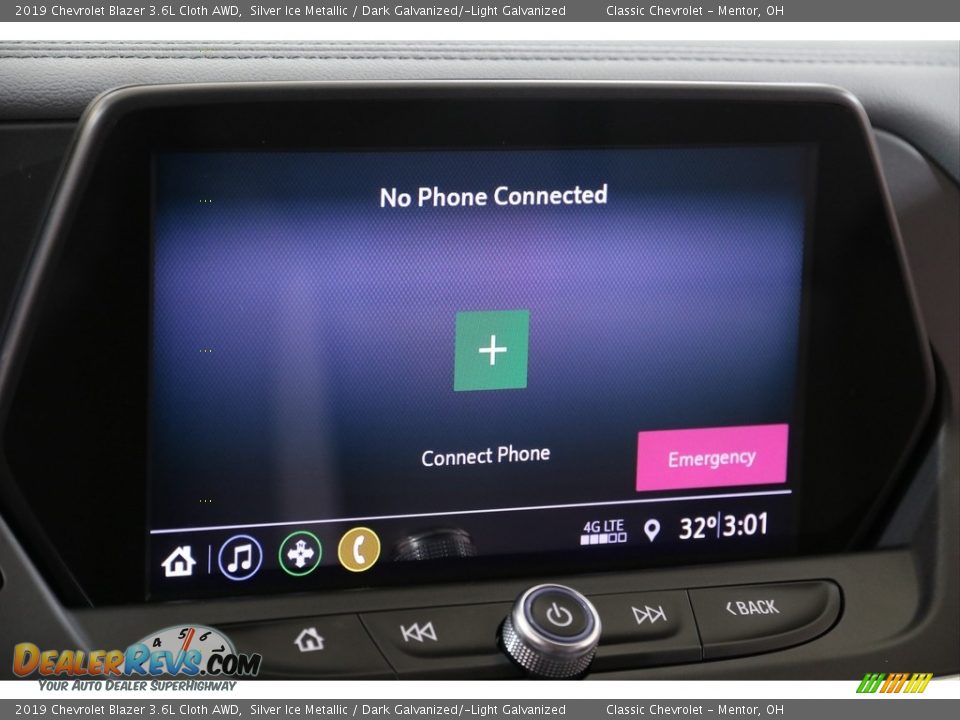 2019 Chevrolet Blazer 3.6L Cloth AWD Silver Ice Metallic / Dark Galvanized/­Light Galvanized Photo #12