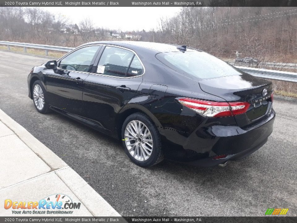2020 Toyota Camry Hybrid XLE Midnight Black Metallic / Black Photo #2