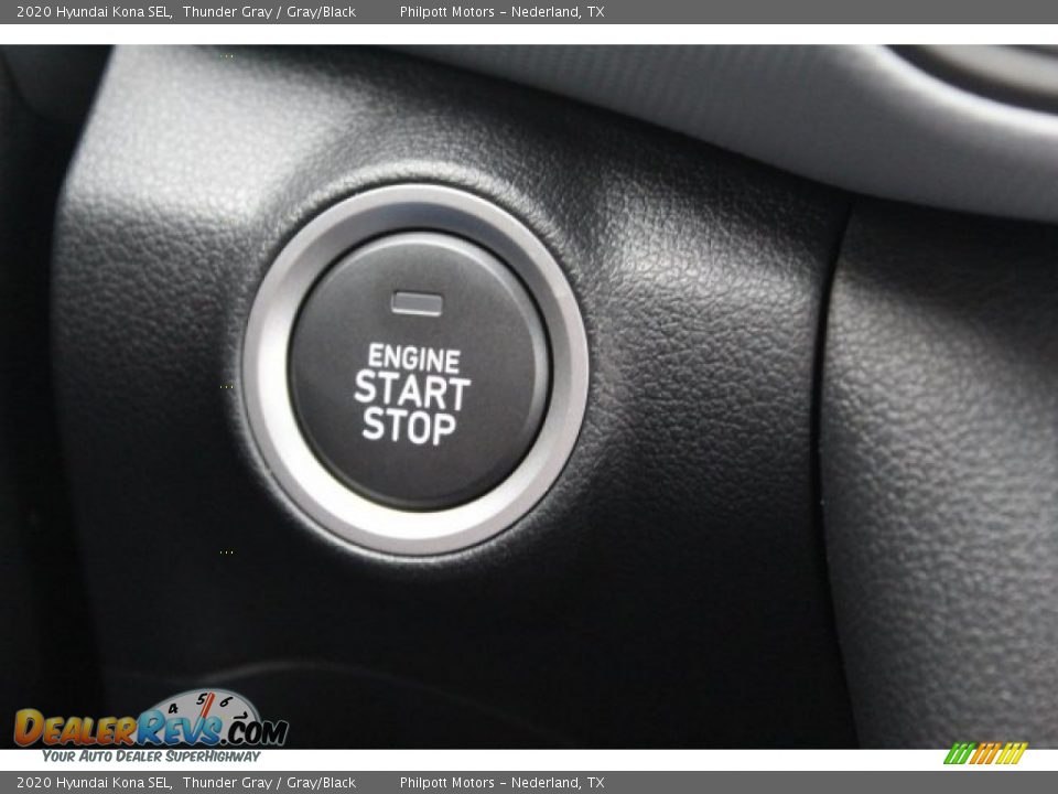 2020 Hyundai Kona SEL Thunder Gray / Gray/Black Photo #17