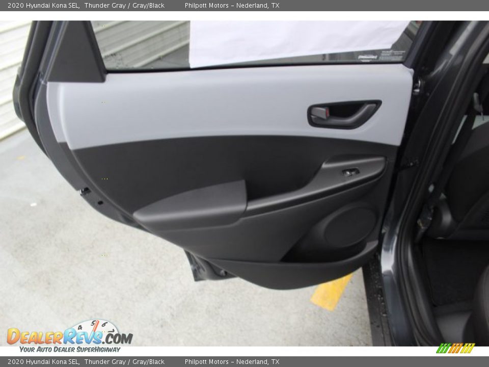 2020 Hyundai Kona SEL Thunder Gray / Gray/Black Photo #19