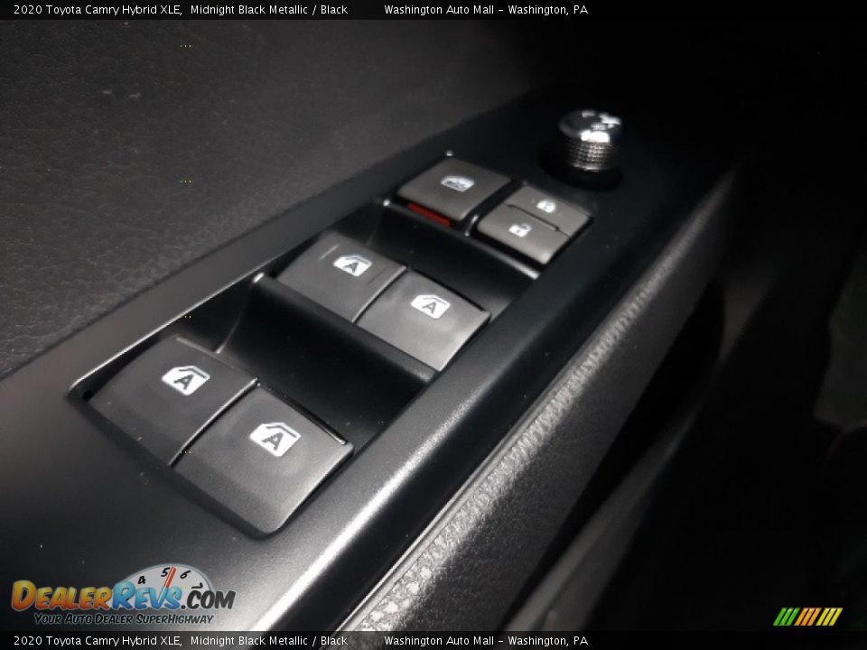 2020 Toyota Camry Hybrid XLE Midnight Black Metallic / Black Photo #8