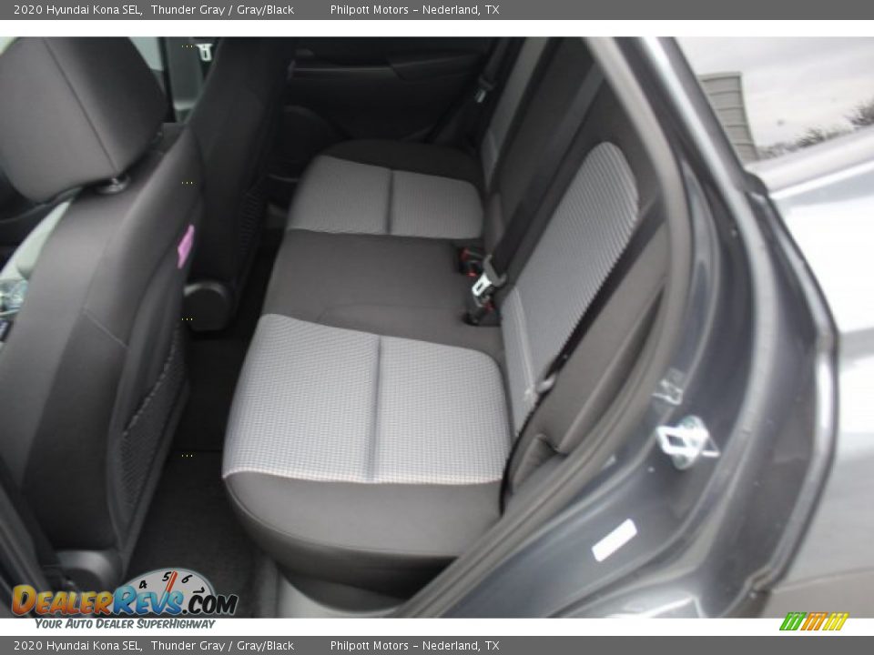 2020 Hyundai Kona SEL Thunder Gray / Gray/Black Photo #20