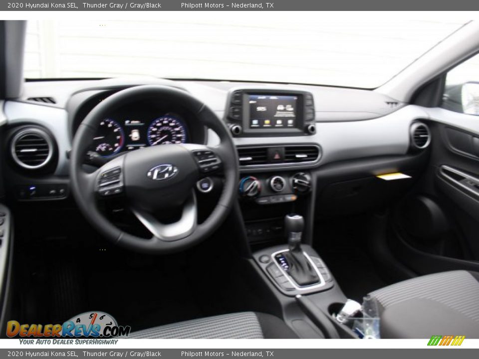 2020 Hyundai Kona SEL Thunder Gray / Gray/Black Photo #21