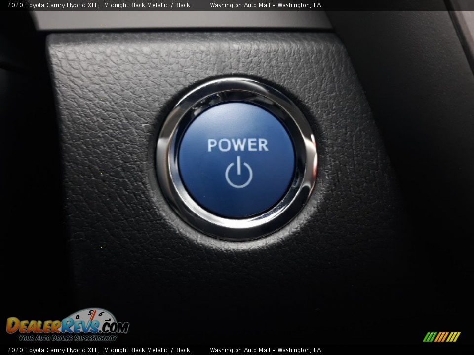 2020 Toyota Camry Hybrid XLE Midnight Black Metallic / Black Photo #10