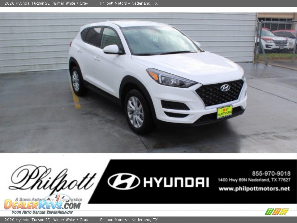 2020 Hyundai Tucson SE Winter White / Gray Photo #1