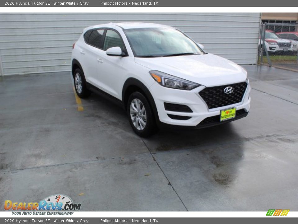 2020 Hyundai Tucson SE Winter White / Gray Photo #2