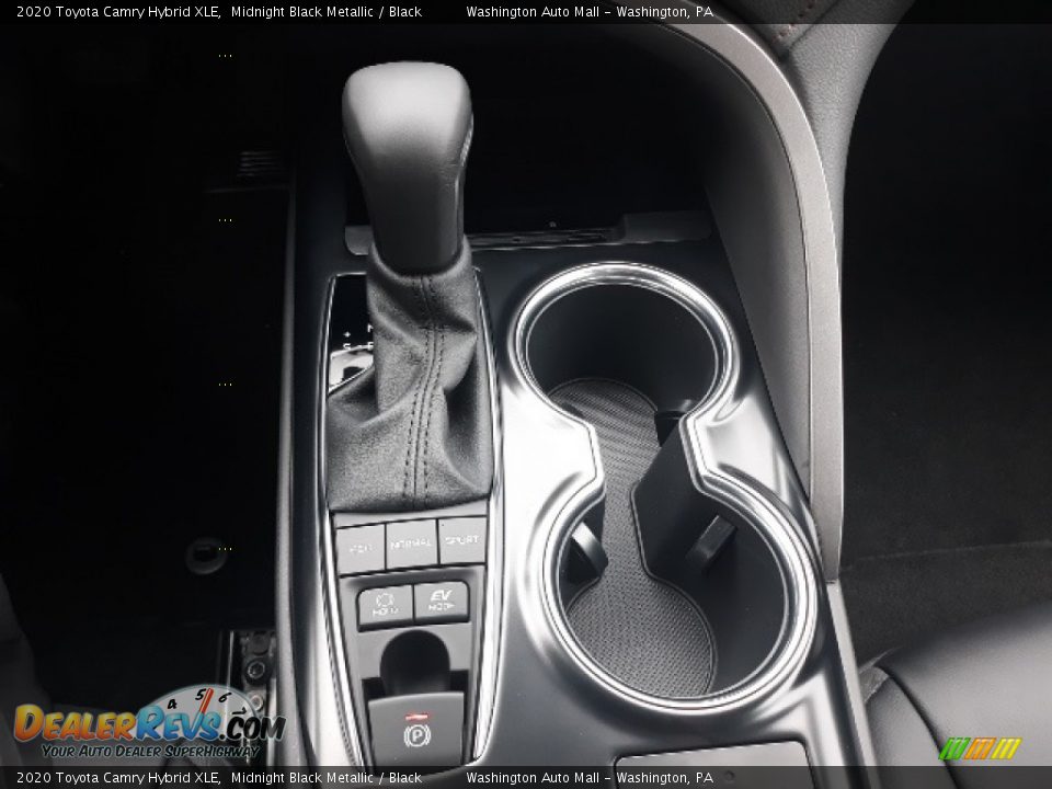2020 Toyota Camry Hybrid XLE Midnight Black Metallic / Black Photo #16