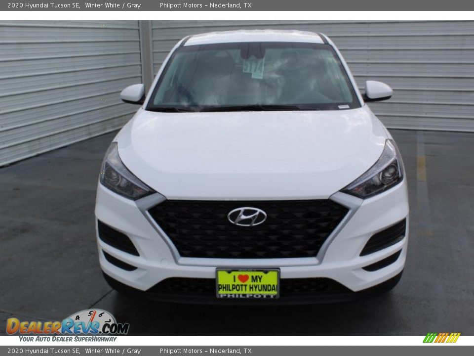 2020 Hyundai Tucson SE Winter White / Gray Photo #3
