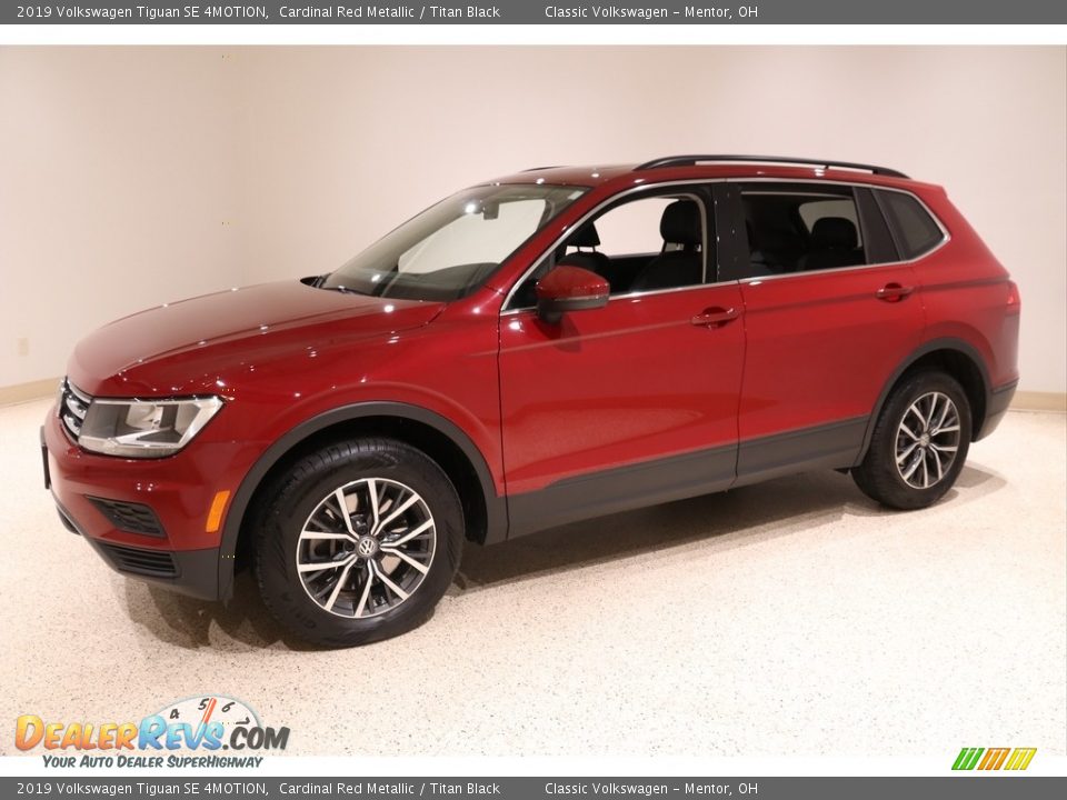 Cardinal Red Metallic 2019 Volkswagen Tiguan SE 4MOTION Photo #3