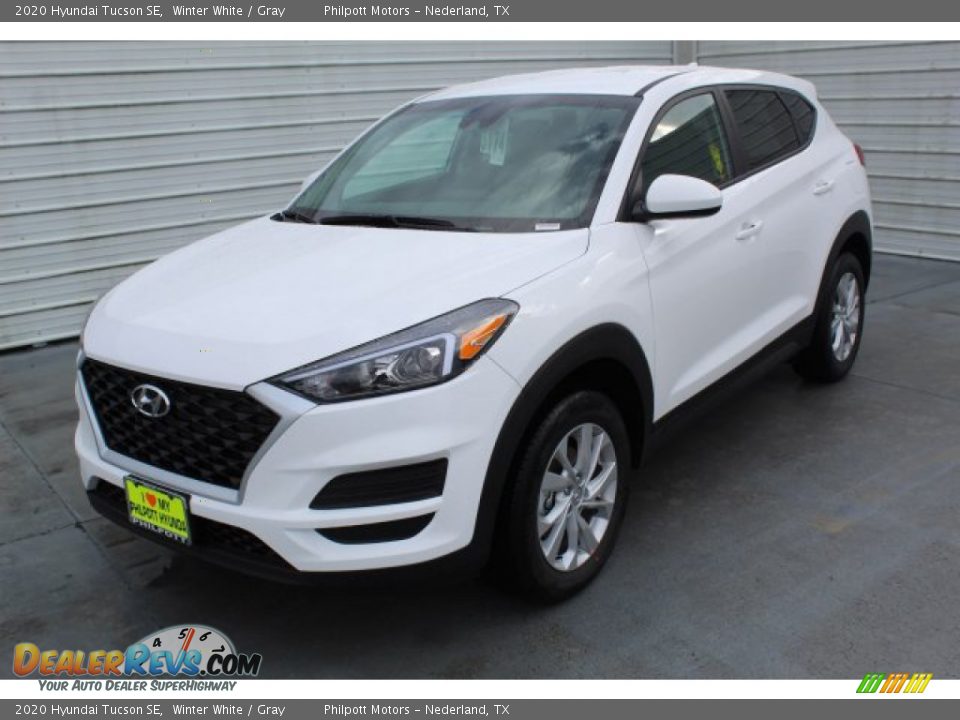 2020 Hyundai Tucson SE Winter White / Gray Photo #4
