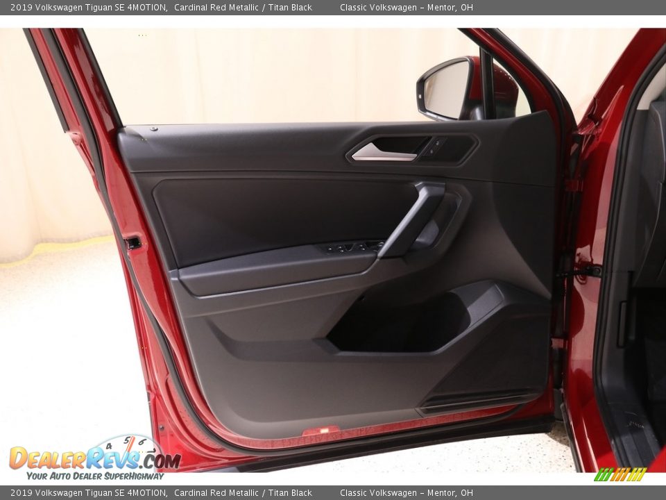 2019 Volkswagen Tiguan SE 4MOTION Cardinal Red Metallic / Titan Black Photo #4