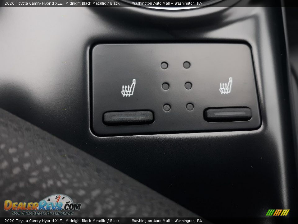 2020 Toyota Camry Hybrid XLE Midnight Black Metallic / Black Photo #19