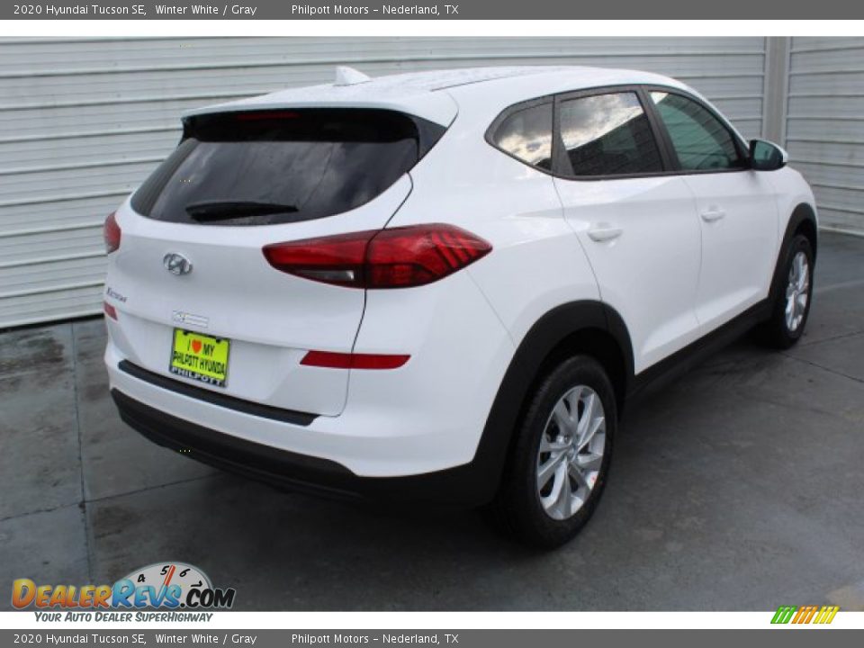 2020 Hyundai Tucson SE Winter White / Gray Photo #8
